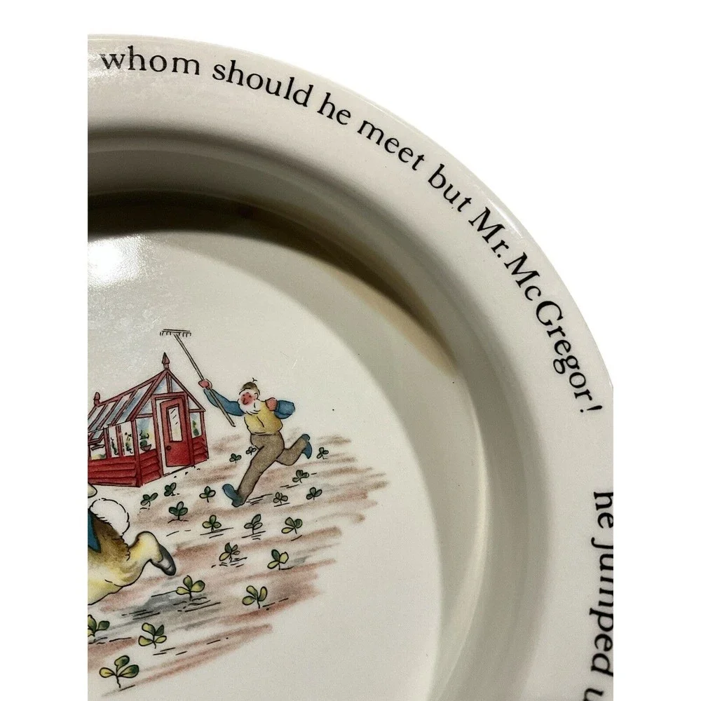 Wedgwood‎ of Etruria & Barlaston Beatrix Potter Peter Rabbit Cereal Bowl England